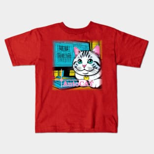 AutoCAT - Cat Drafter :) Kids T-Shirt